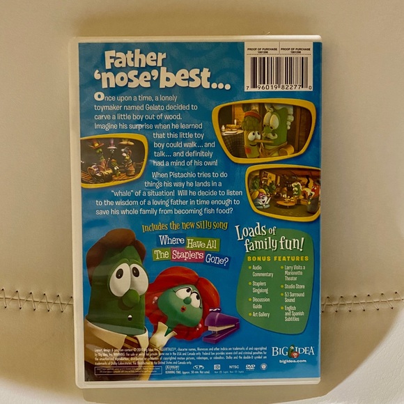 DVD VeggieTales Pistachio Little Boy That Woodn’t - Picture 3 of 3